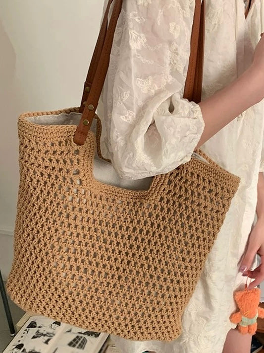 Woven Versatile Tote Bag