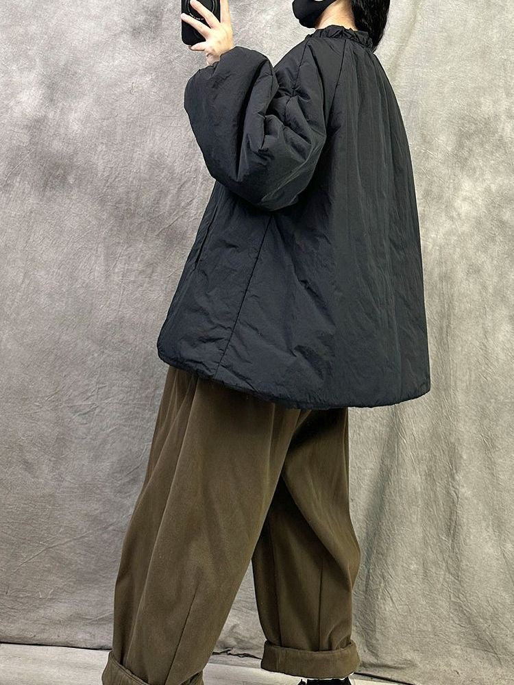 Thickened Warm Loose Large Size Cotton Coat