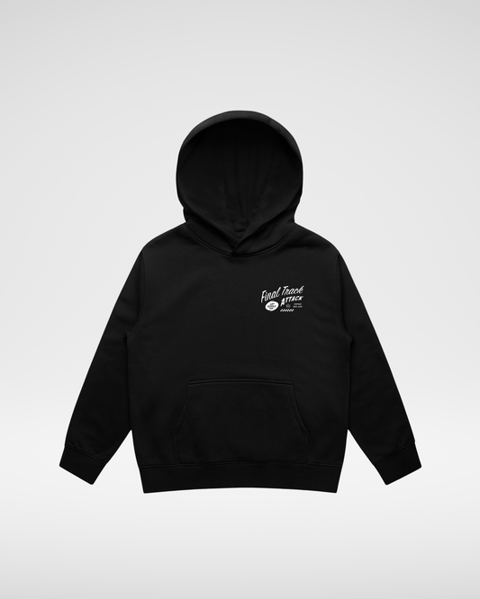 THE FINAL TRACK ATTACK HOODIE - RECYCLED BLACK