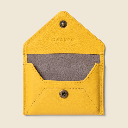 Mini Envelope Wallet With RFID protection - Sunny Yellow