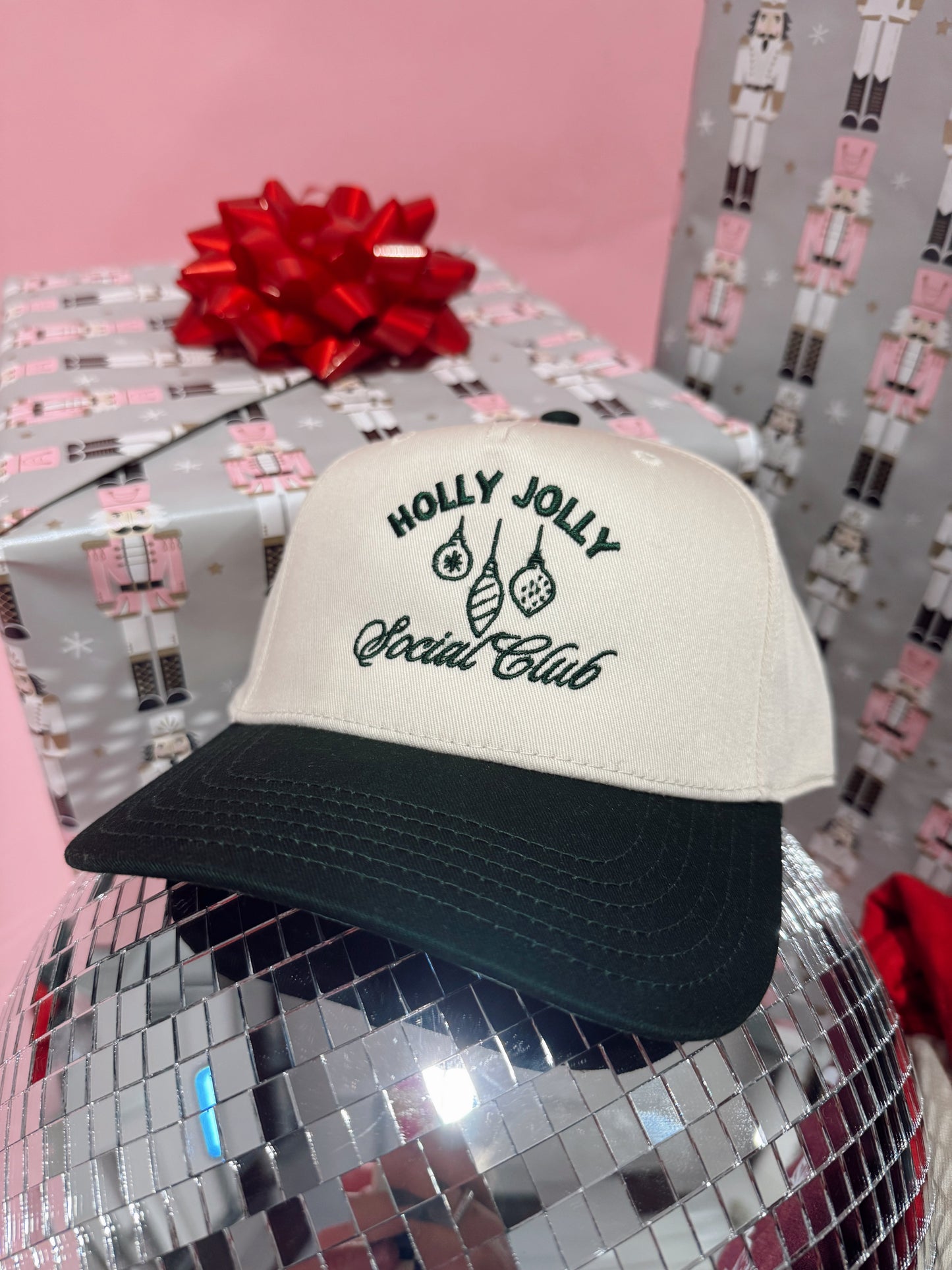 Holly Jolly Social Club Hat
