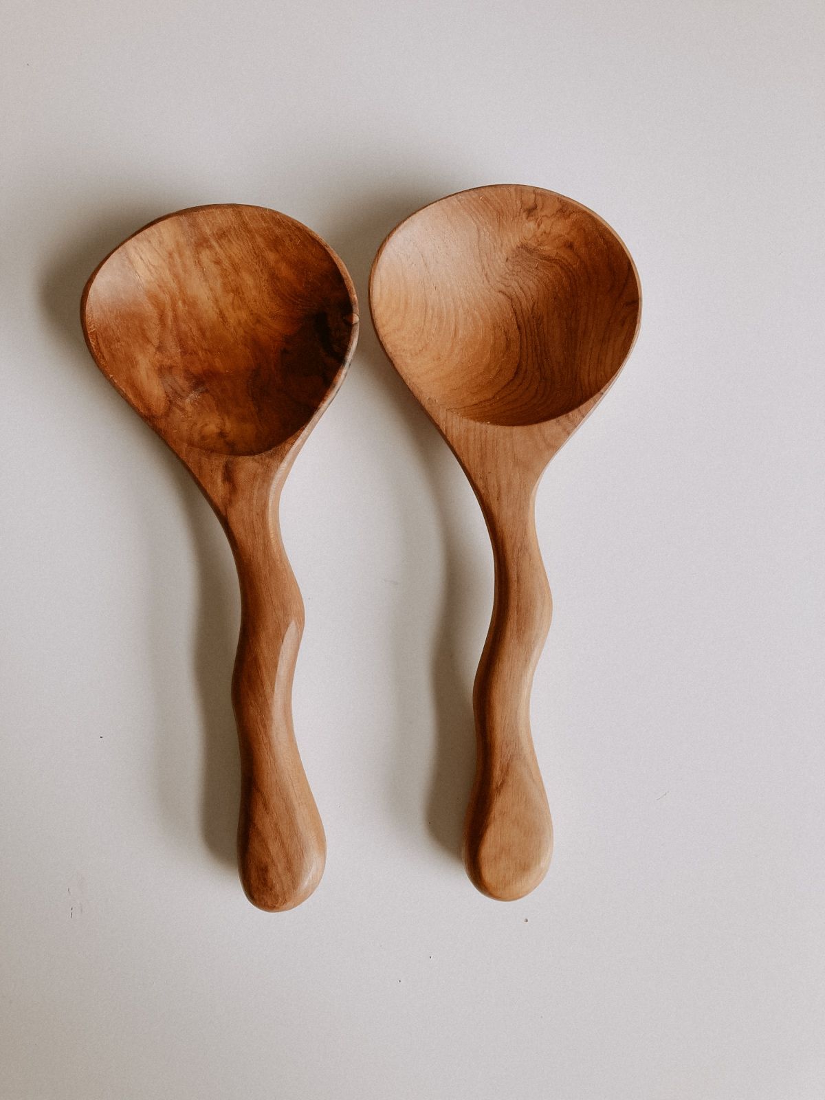 Teak Serving Spoon Set