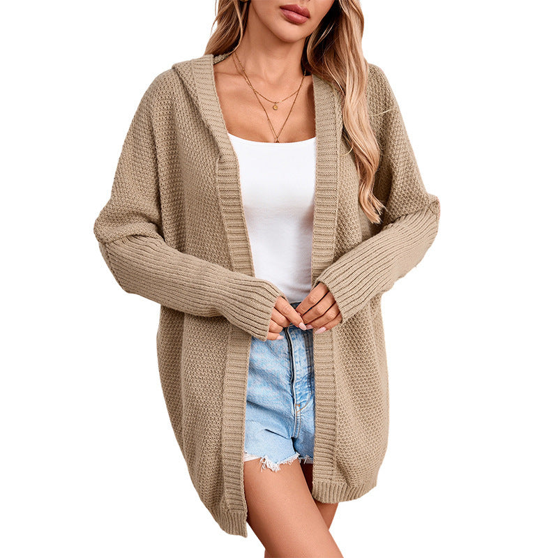 Casual All-matching Lapel Long Cardigan Jacket