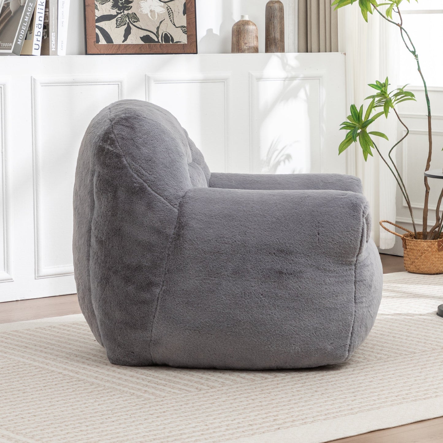 Bean Bag Chair Grey