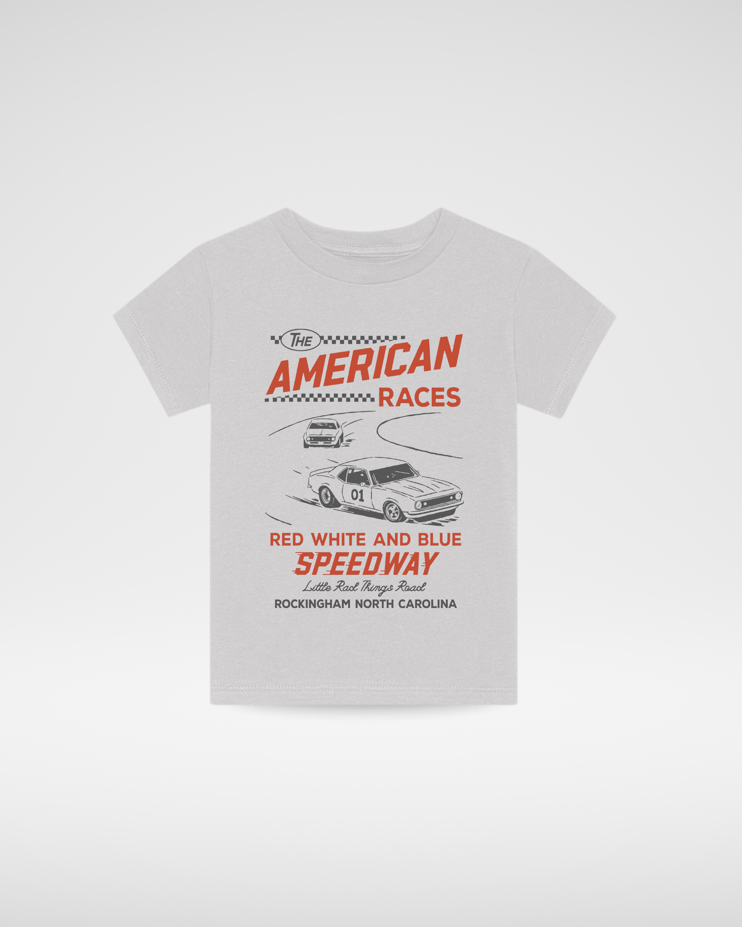 THE ALL AMERICAN RACES TEE - GREY