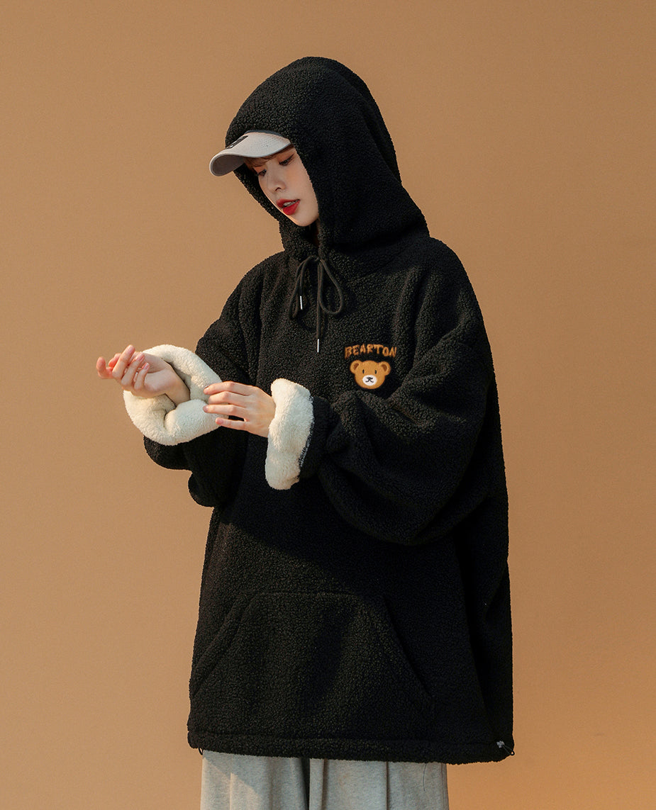 Women's Furry Teddy Bear Hoodie