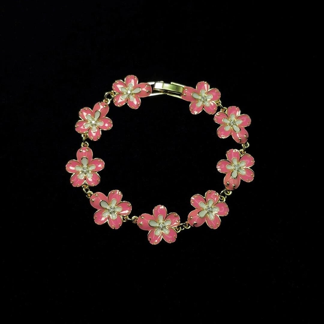 Vintage Small Peach Blossom Bracelet