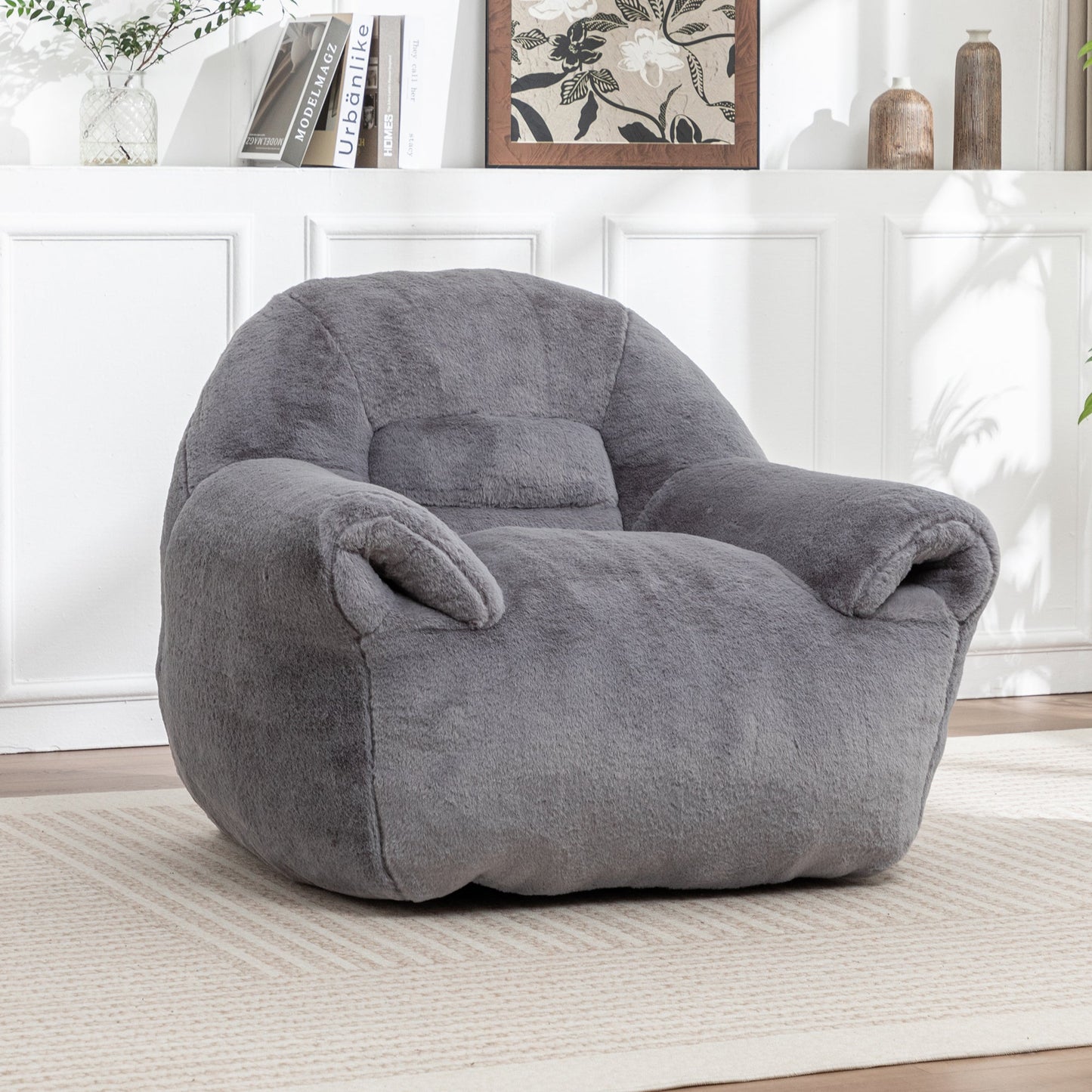 Bean Bag Chair Grey