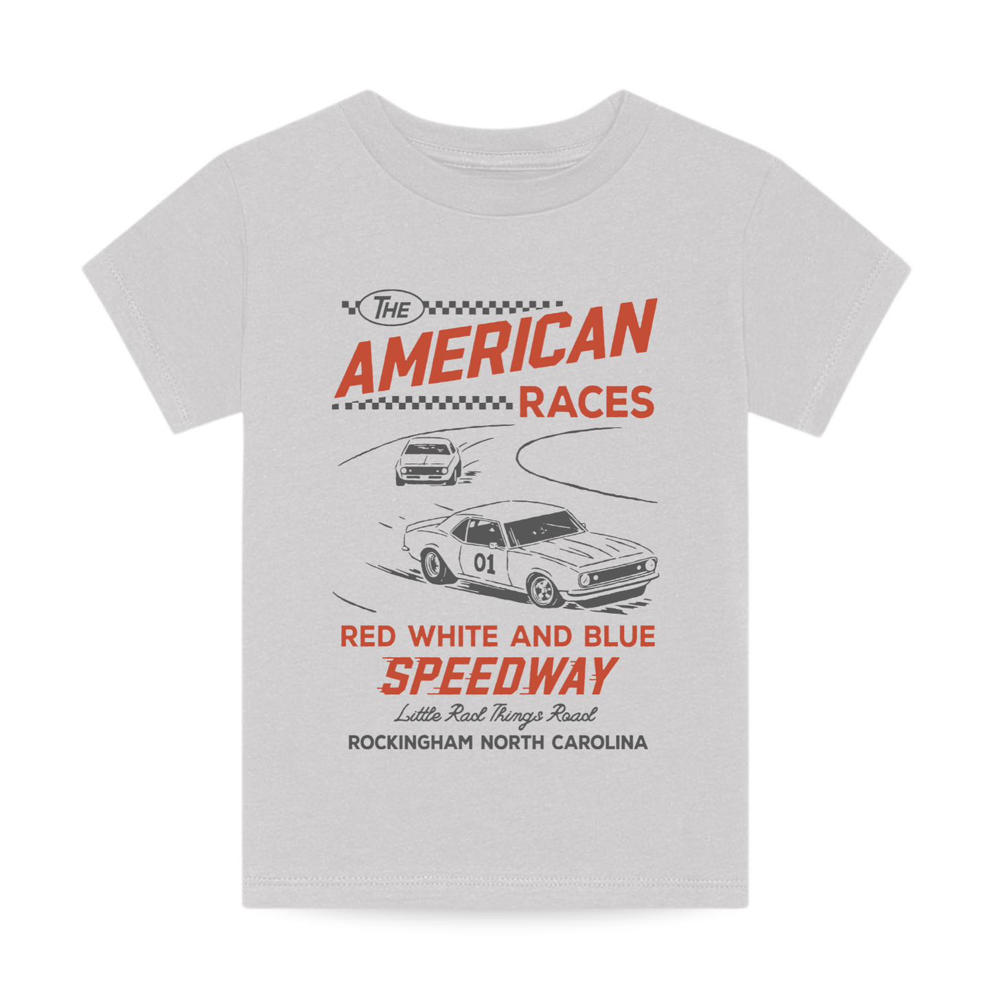 THE ALL AMERICAN RACES TEE - GREY