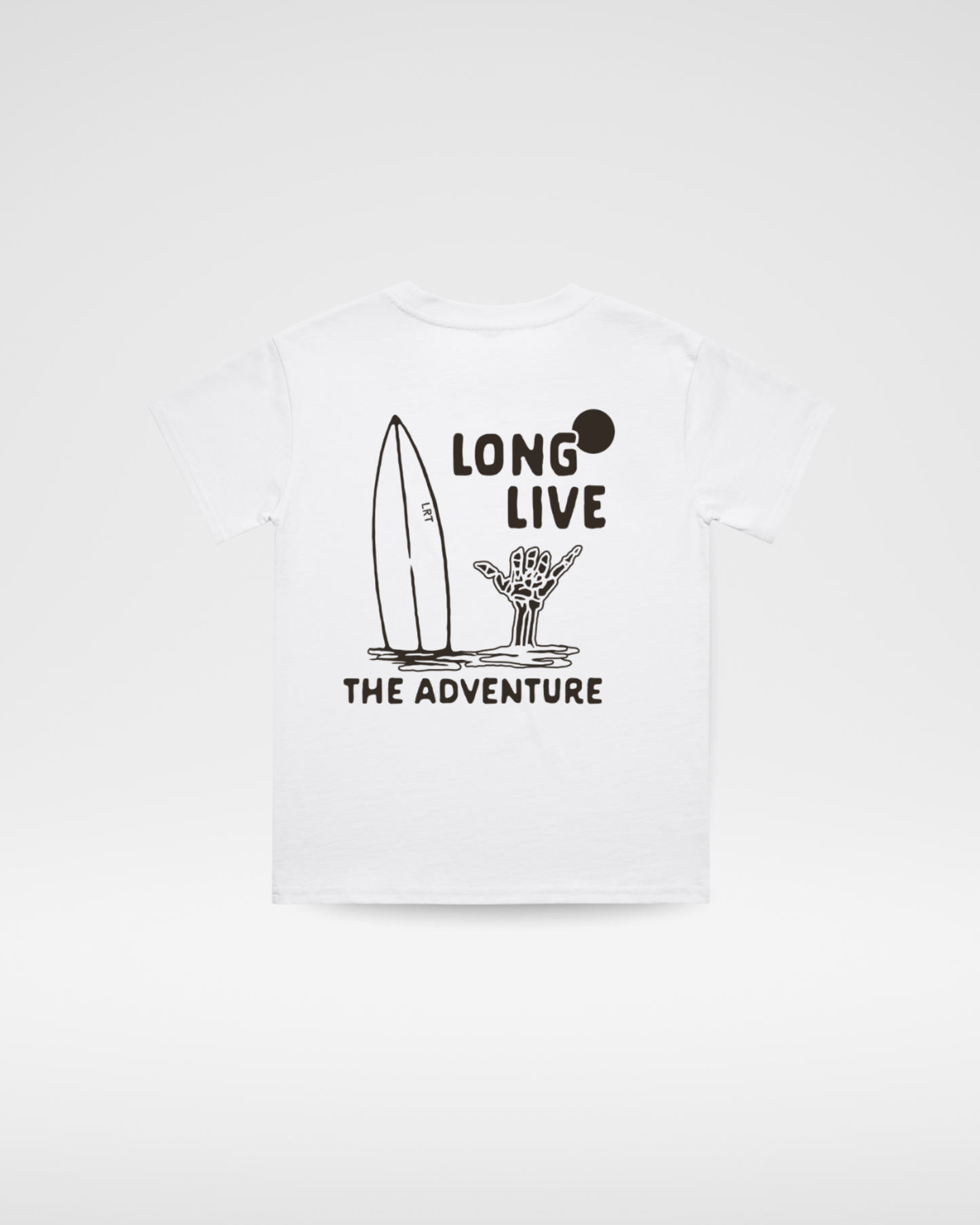 LONG LIVE THE ADVENTURE TEE - WHITE