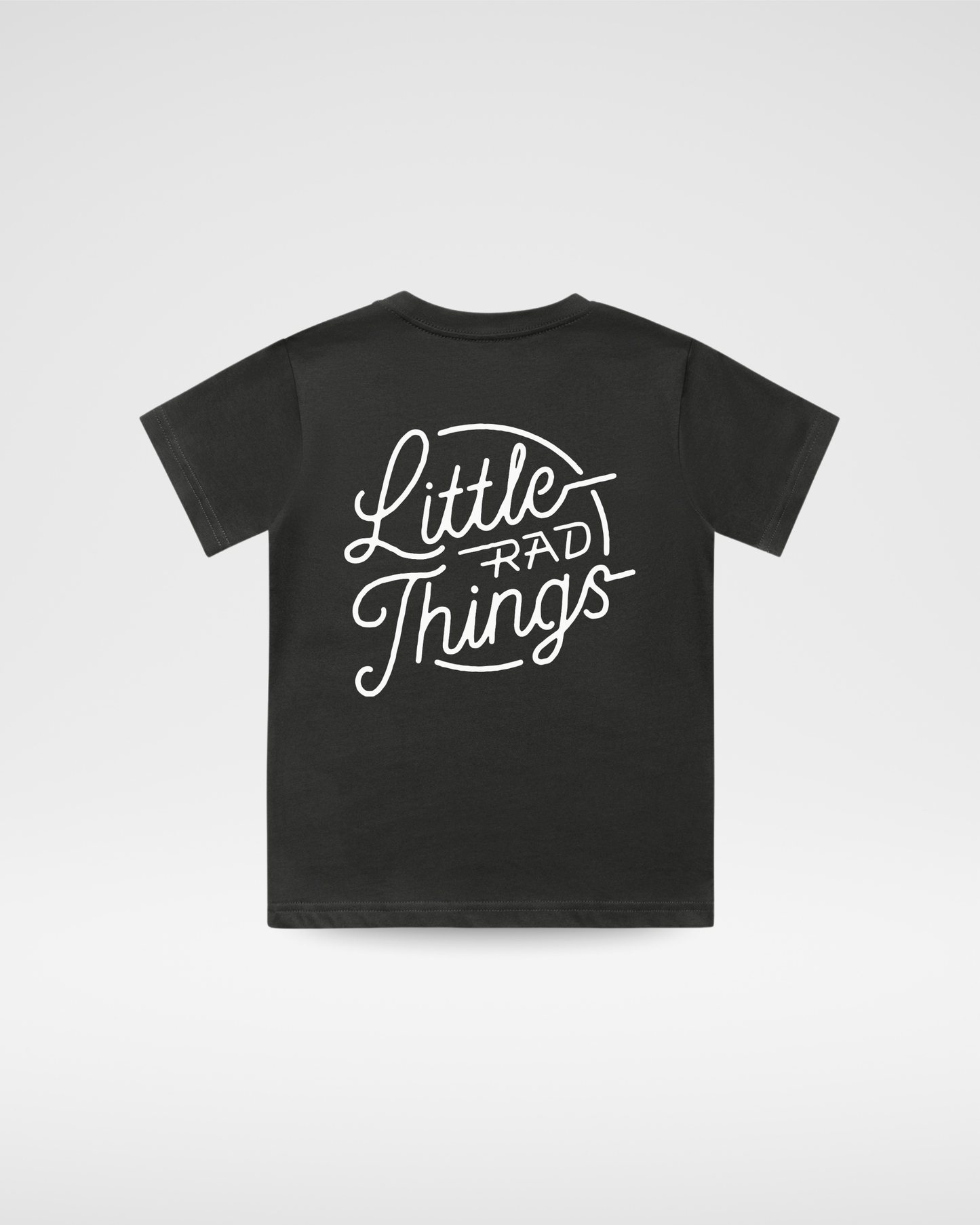 RAD CIRCLE LOGO TEE - SMOKE