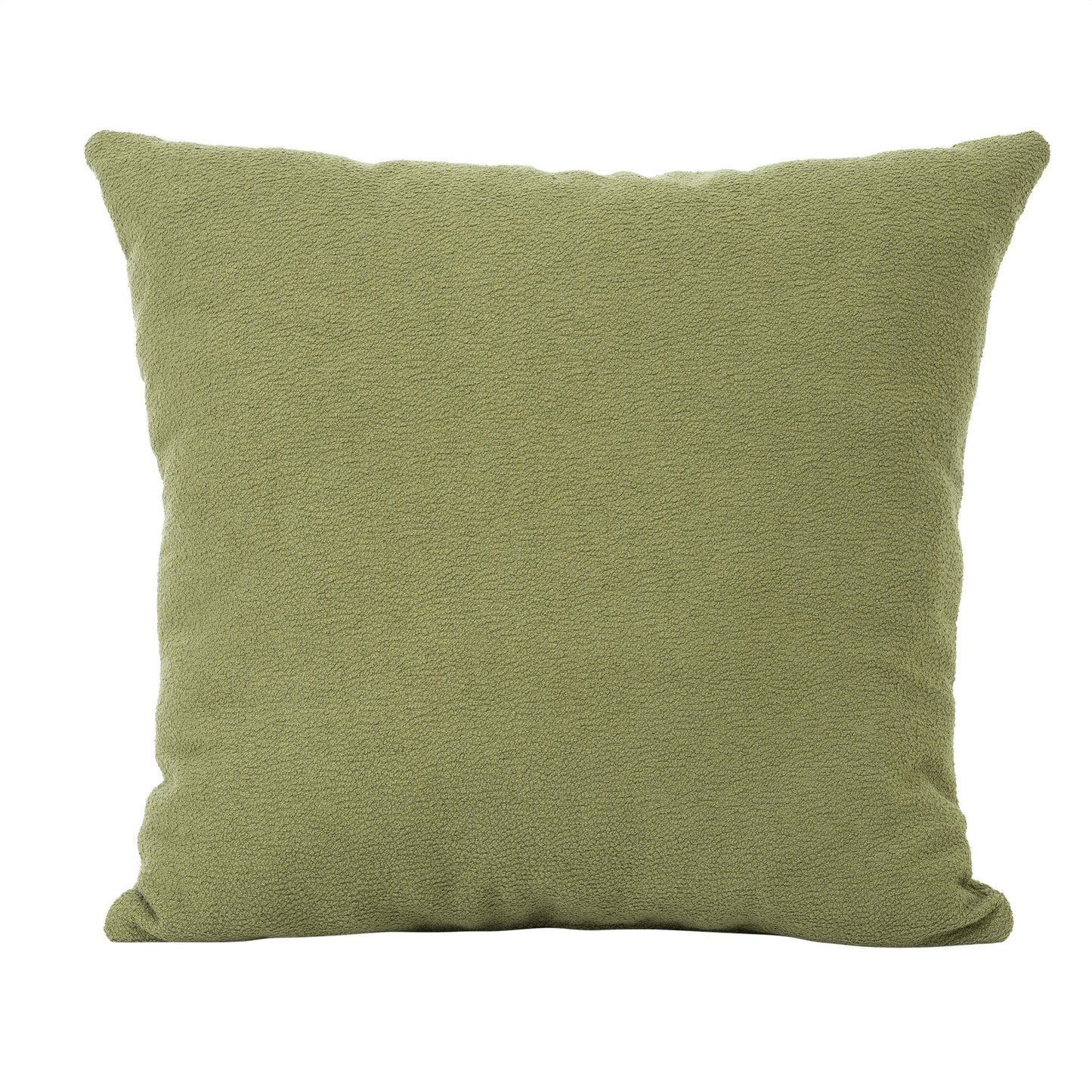 Modern Fabric Accent Chair, Upholstered Armchair for Living Room, Mid Century Fabric Lounge Chair w/Pillow, Comfortable Reading Chair with Wood Legs for Living Room, Bedroom, Reception Room (Olive)