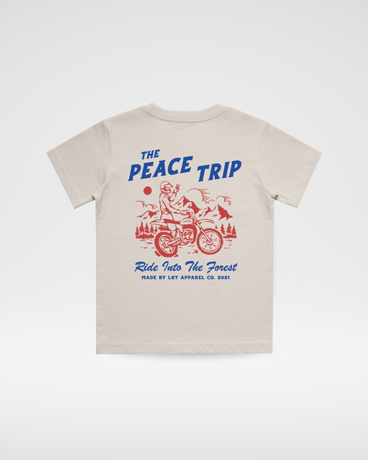 THE PEACE TRIP TEE - VINTAGE CREAM