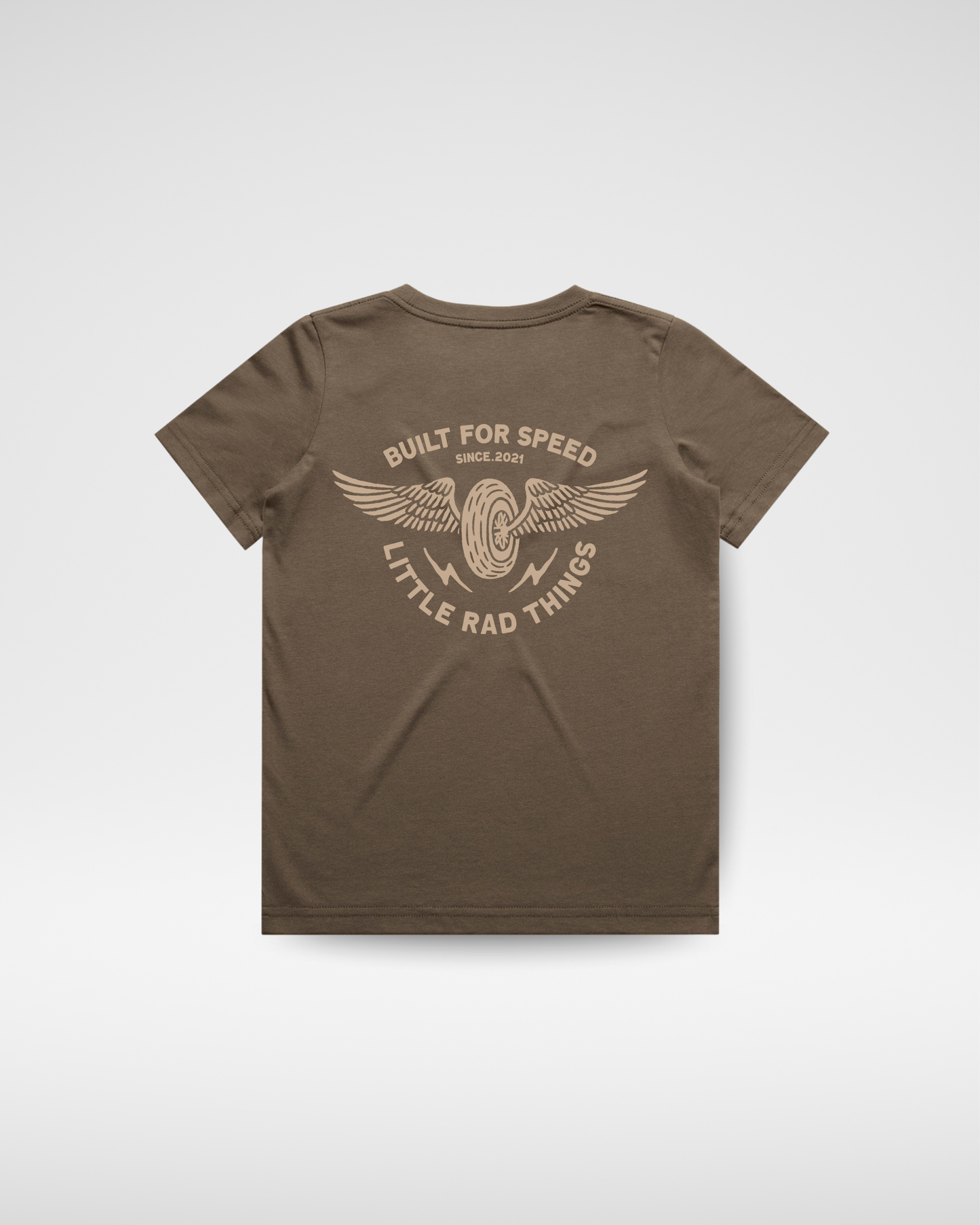 THE WINGED MECHANIC TEE - BROWN
