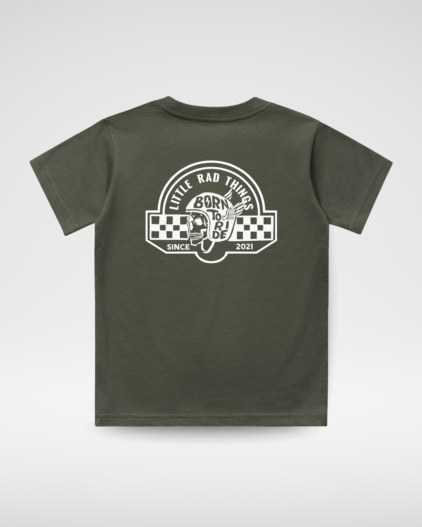 TIL DEATH DO WE RIDE TEE - OLIVE