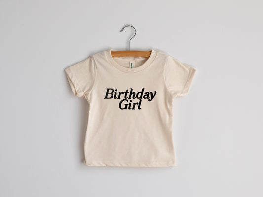 Birthday Girl Organic Kids Tee