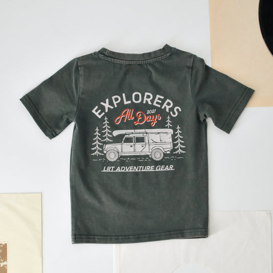 LIMITED EDITION THE EXPLORER SHORT SLEEVE TEE - SAGE