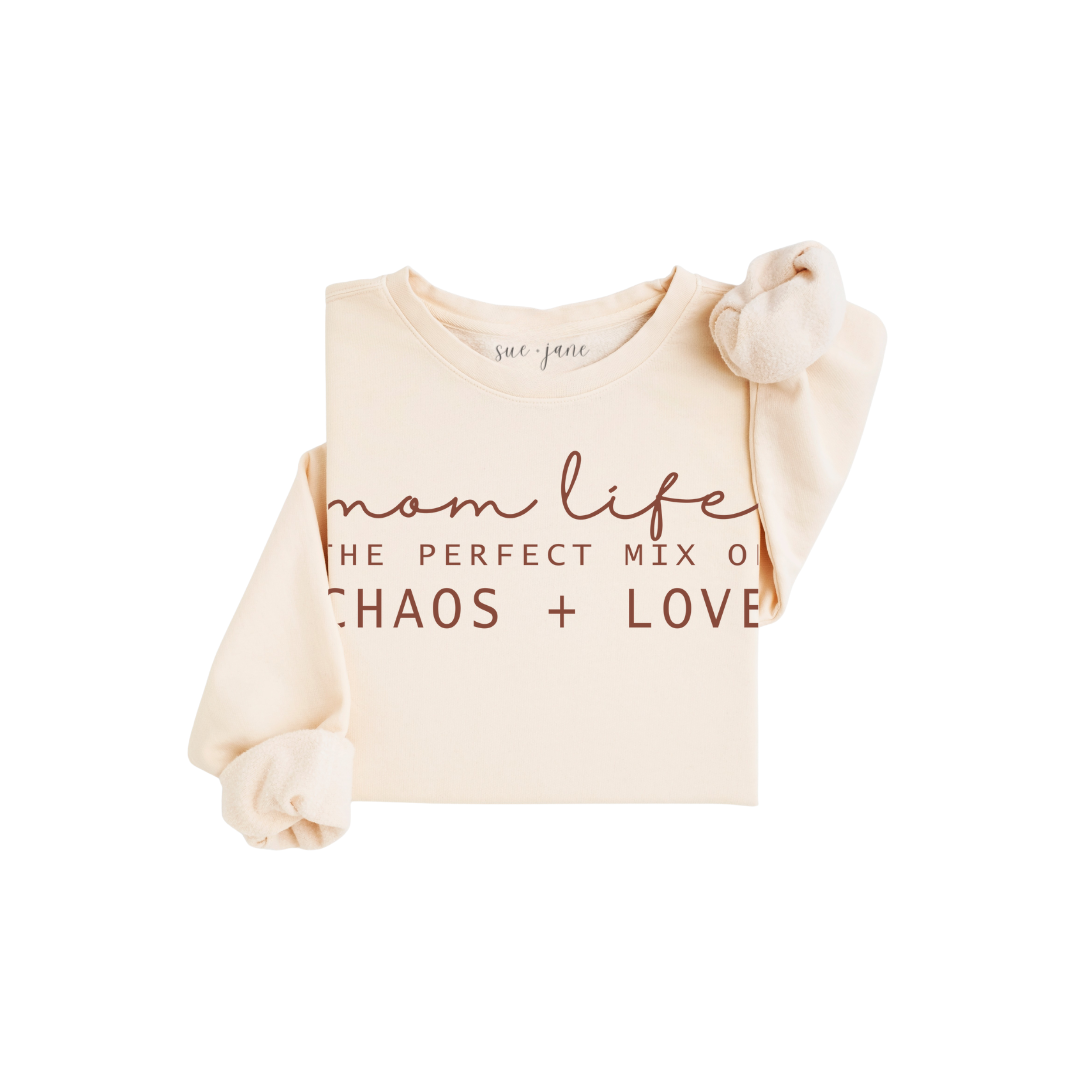 Mom Life Organic Crewneck