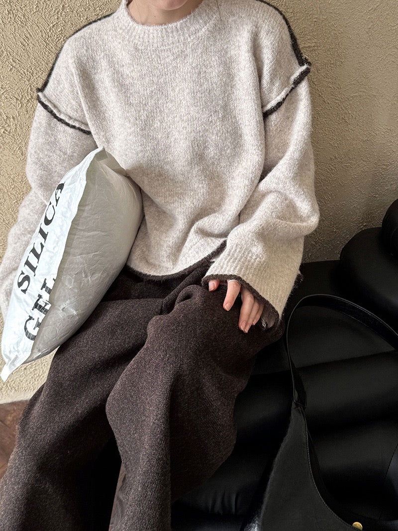 Lazy Irregular Hem Sweater