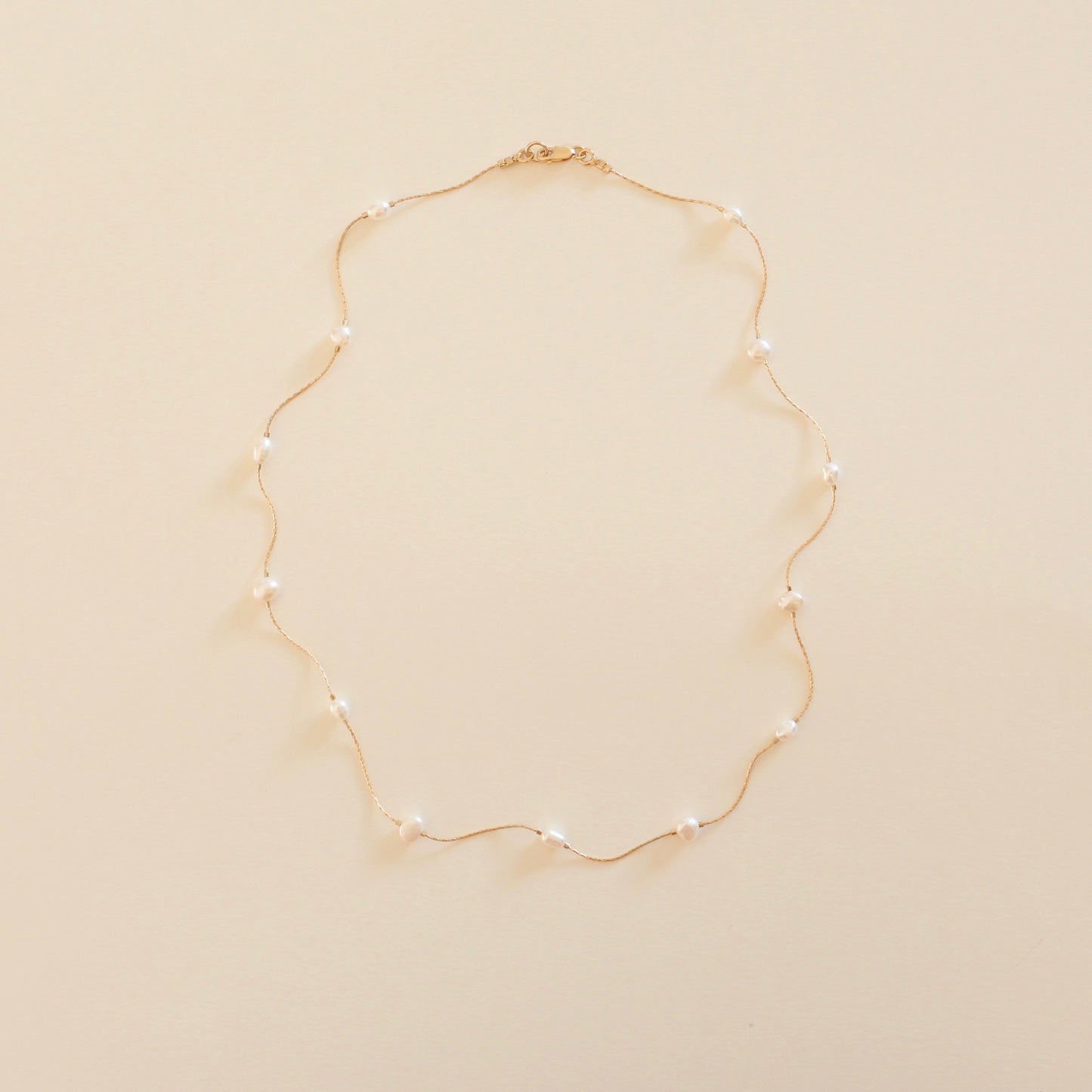 Floating Pearl Necklace