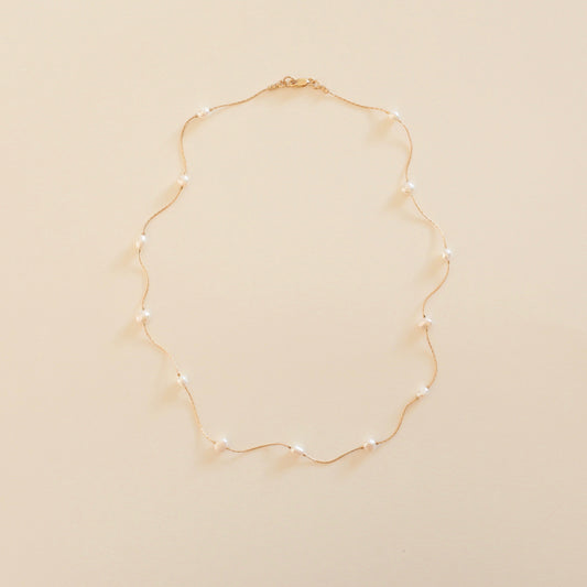 Floating Pearl Necklace