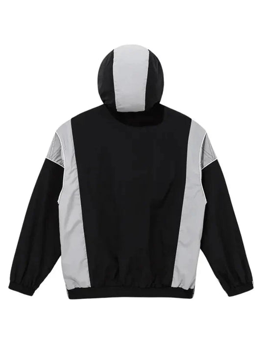 NFL Las Vegas Raiders Windbreaker Black Anorak Jacket