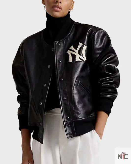 Polo Ralph Lauren Yankees Leather Jacket