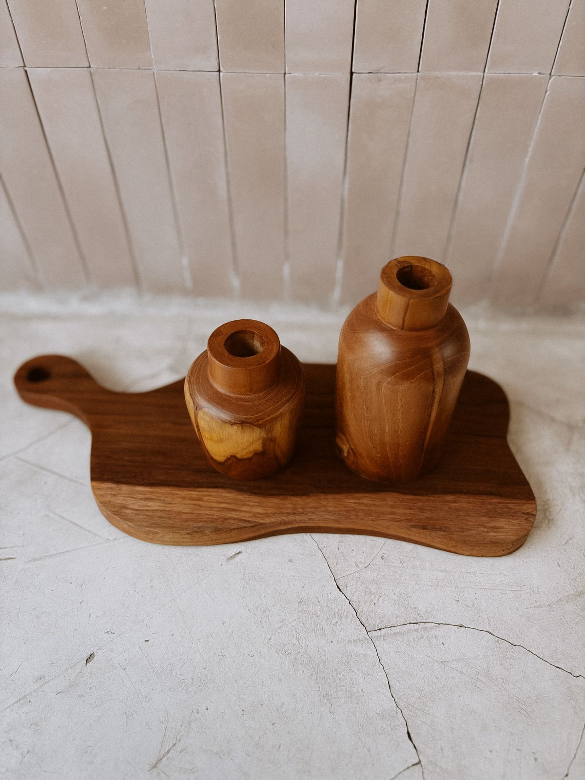 Teak Wavy Charcuterie Boards