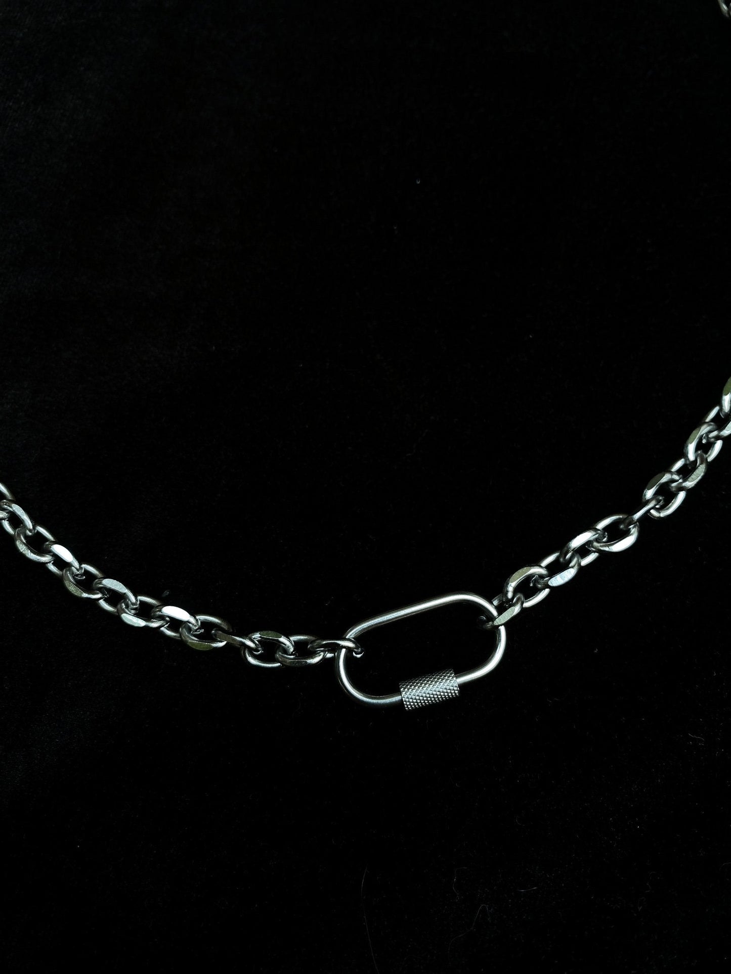 classic carabiner necklace