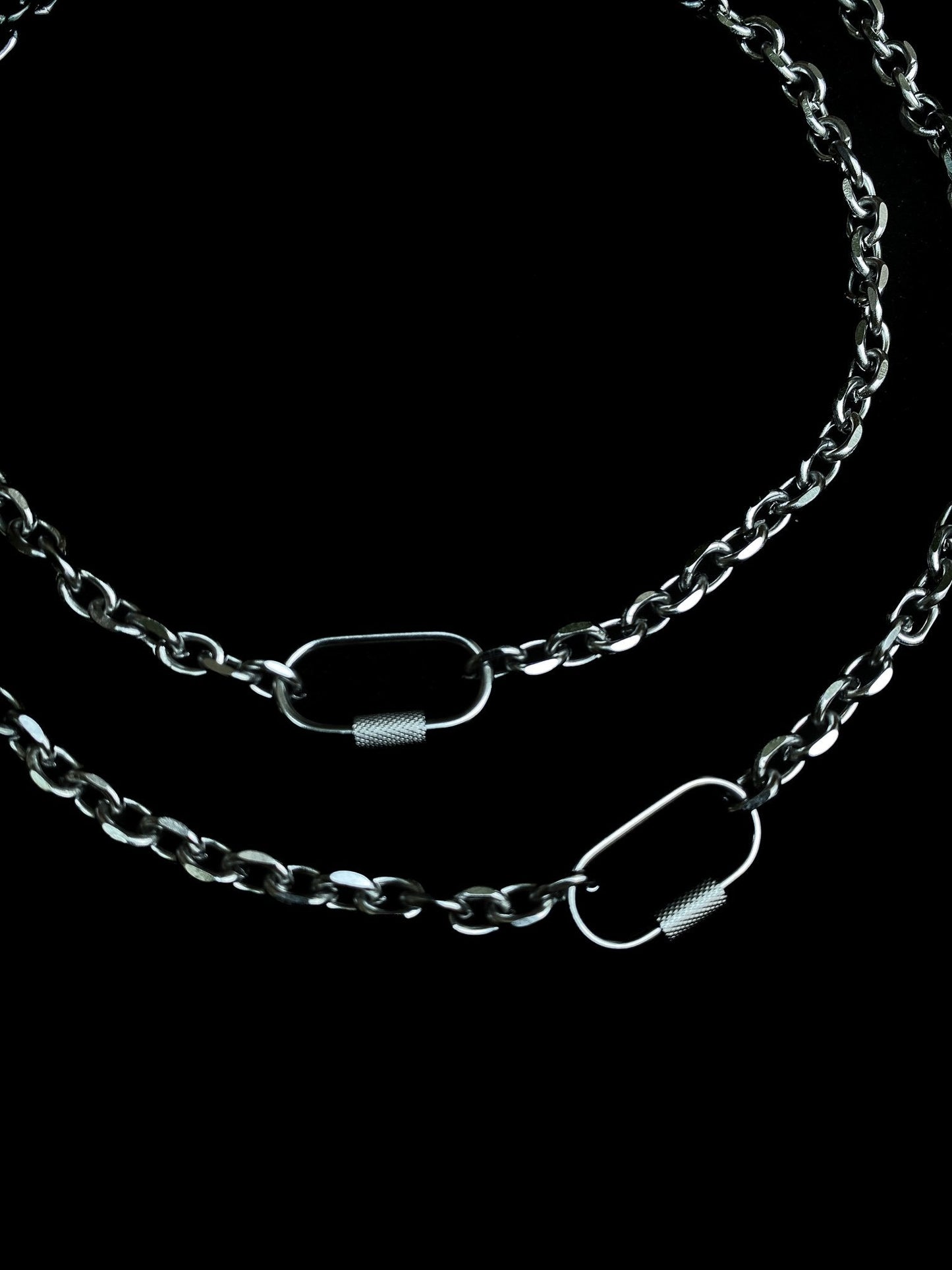 classic carabiner necklace