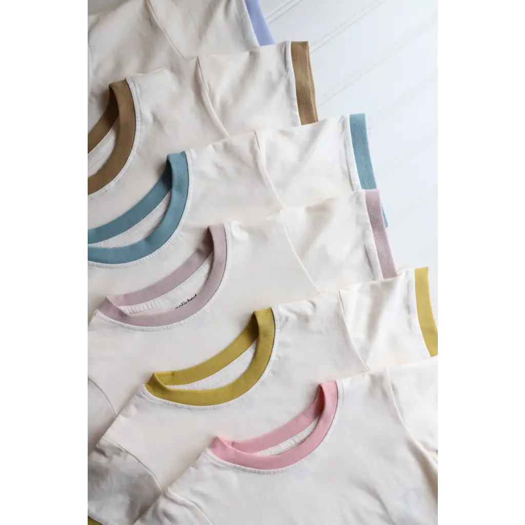 The Everyday Ringer Tee for Kids in Brown