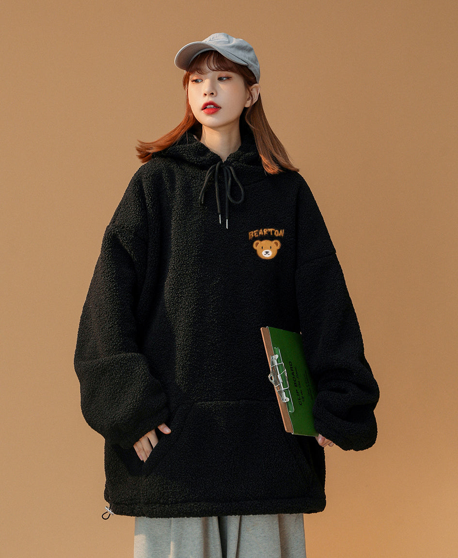 Women's Furry Teddy Bear Hoodie