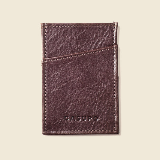 Minimalist Wallet with RFID protection - Brown