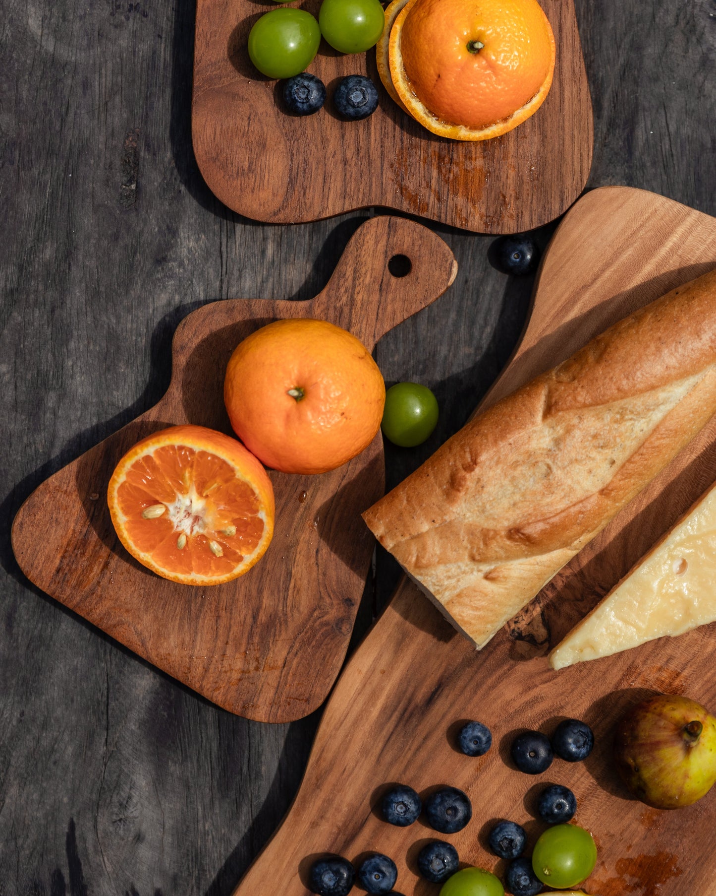 Teak Wavy Charcuterie Boards