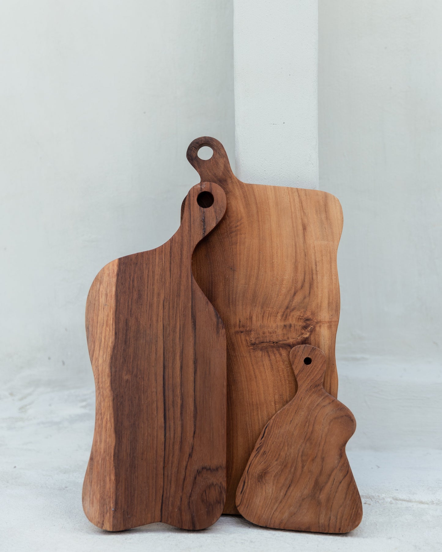 Teak Wavy Charcuterie Boards